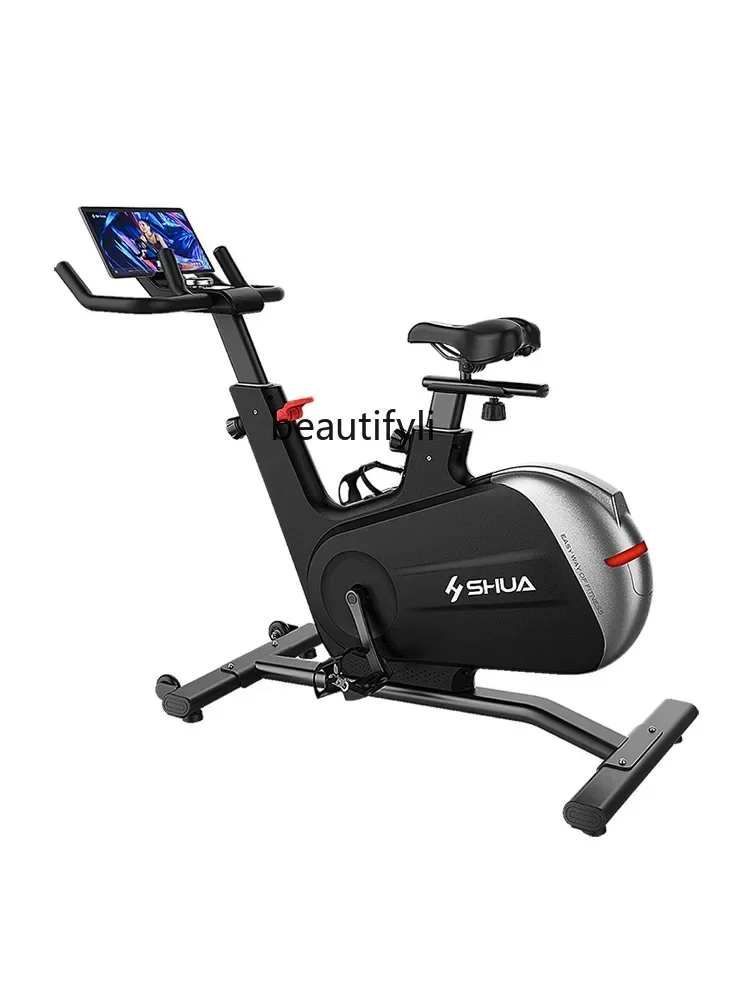 A49 Intelligent spinning bicycle electromagnetic control small variable resistance multi-function exercise bike sports equipment