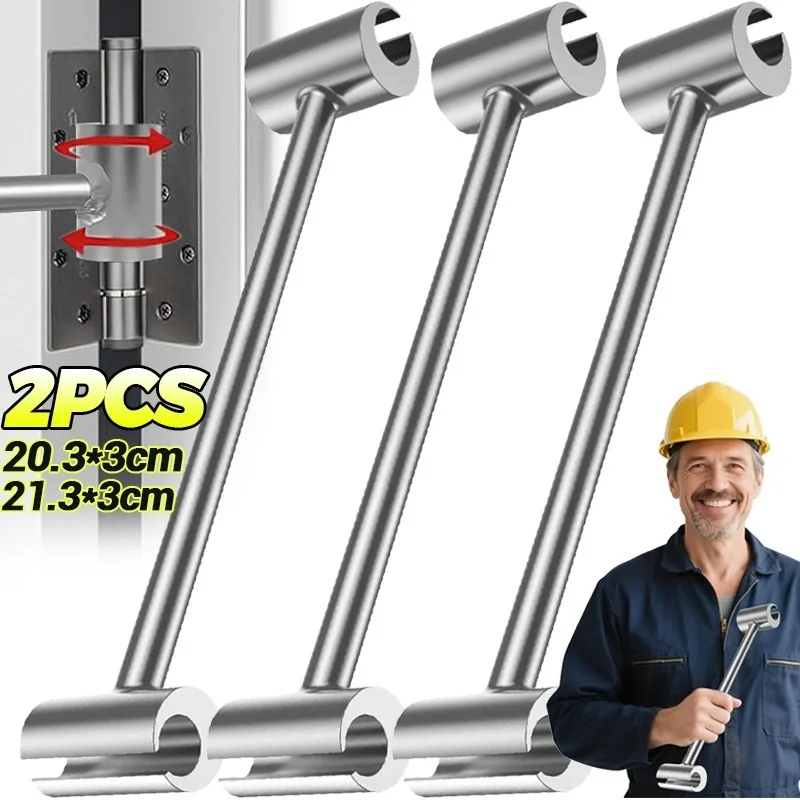 

2/1PCS Hinges Gaps Adjusting Wrench Double Head Door Hinge Repair Spanner Repair Wrenches Hand Tools Home Hinge Gaps Spanners