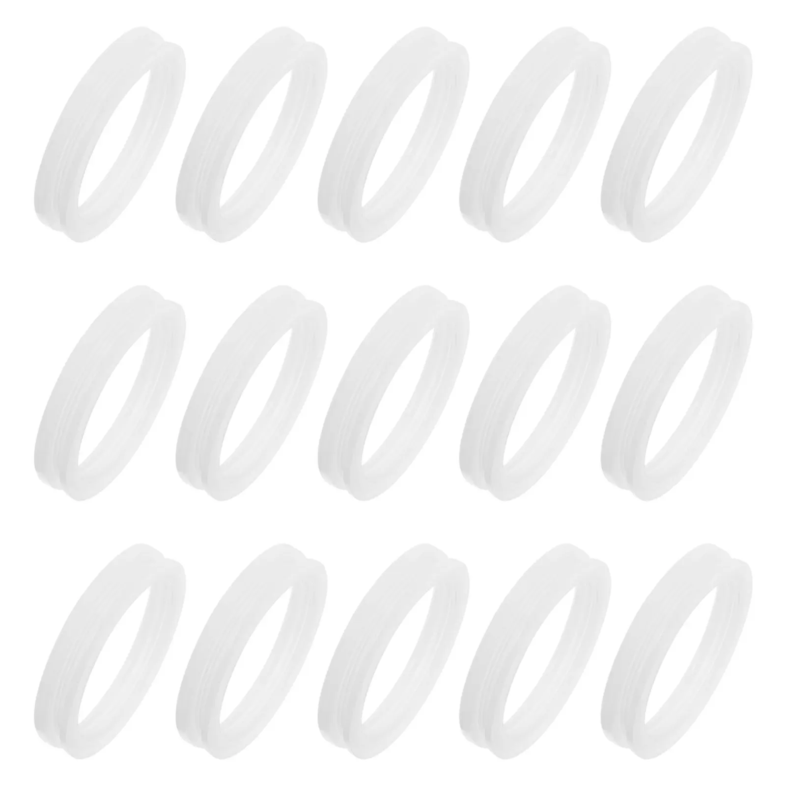 

72 Pcs Heat Collector Tube Sealing Ring Heaters Replacement Gaskets for Hose Sillicone