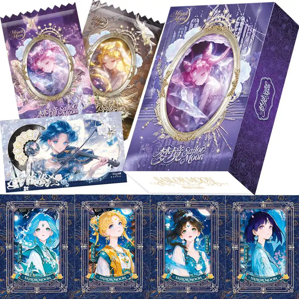 

Sailor Moon Collection Cards for Children Anime Girls Dreamy Butterfly Fairy Theme Exquisite Character Cards Fun Birthday Gifts