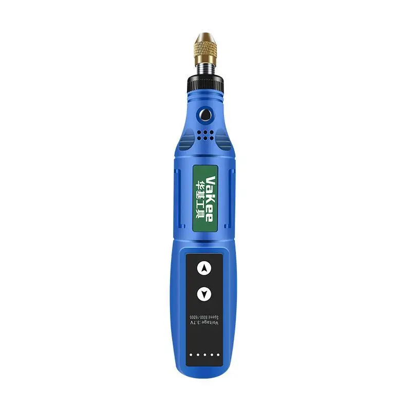 Vakee Rechargeable Mini Electric Rotary Tool, Cordless Variable Speed Grinder for Engraving Polishing Drilling Wood Metal Jade