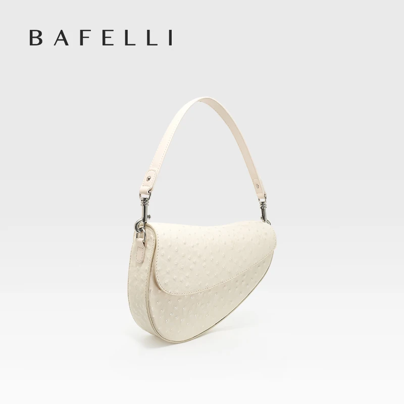 BAFELLI 2023 WOMEN'S NEW HANDBAG SADDLE ORIGINAL LUXURY DESIGNER BRAND EVENING BAGS SHOULDER FASHION FEMALE PURSE CROSSBODY