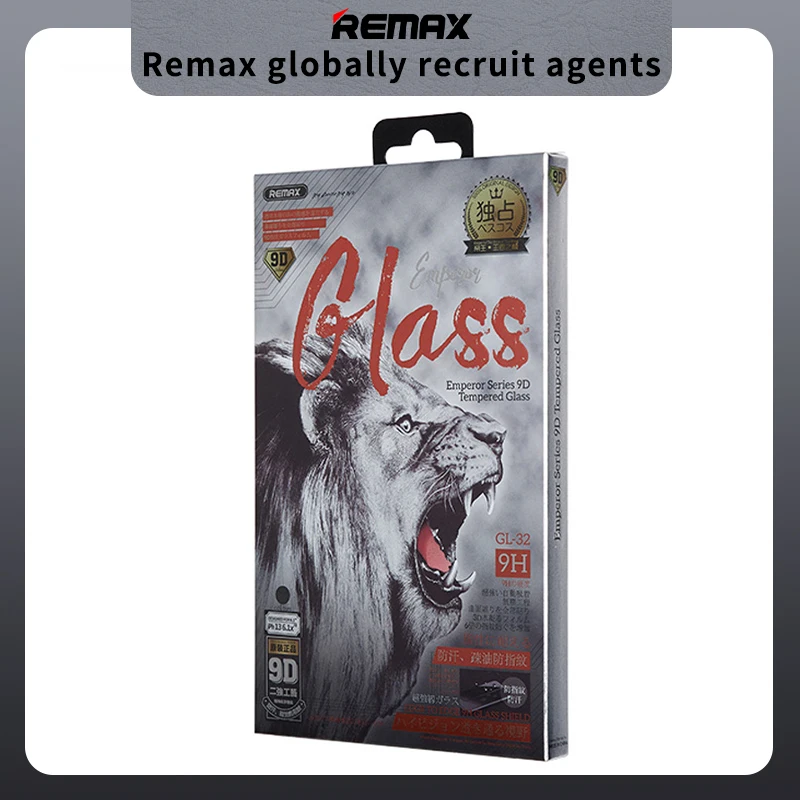 Remax 9H Tempered Glass Full Screen Protector For iPhone 15 15Pro For iPhone 14 14Pro/13/12 Series