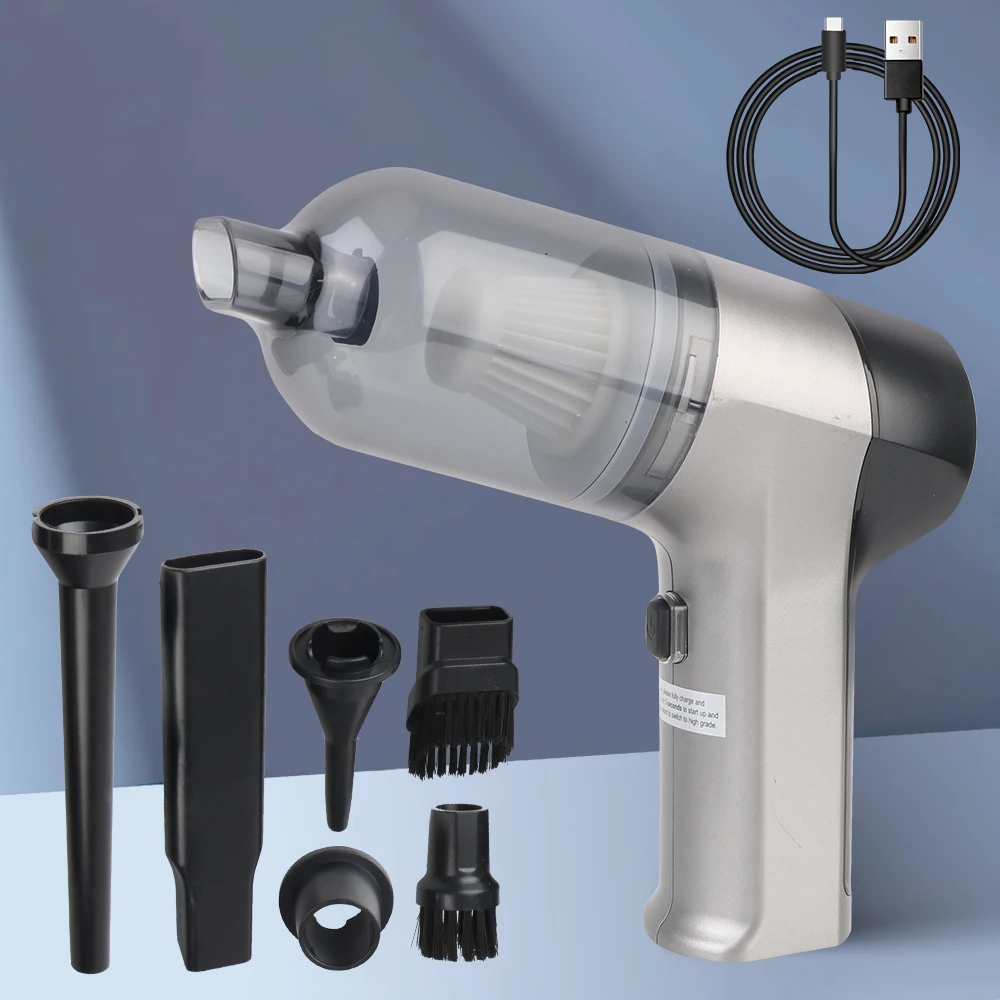 

Car Vacuum Cleaner Pet Hair Suction Tool Powerful Handheld Mini Cleaners Wet And Dry dual-use Vacuum Cleaner