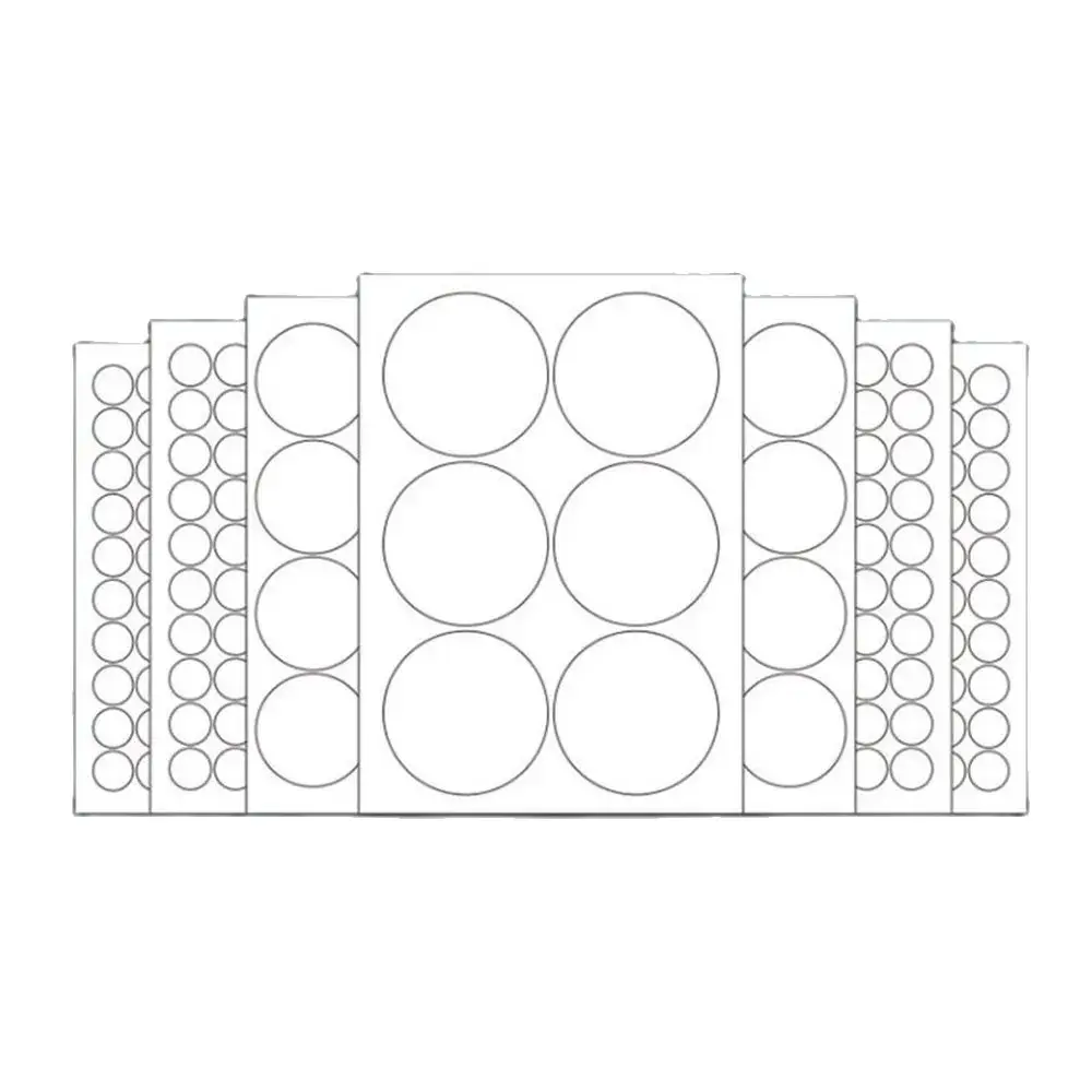 Matte A4 Round sticker label,printable kraft self adhesive labels A4,White Round Labels for Laser Ink Jet Printer