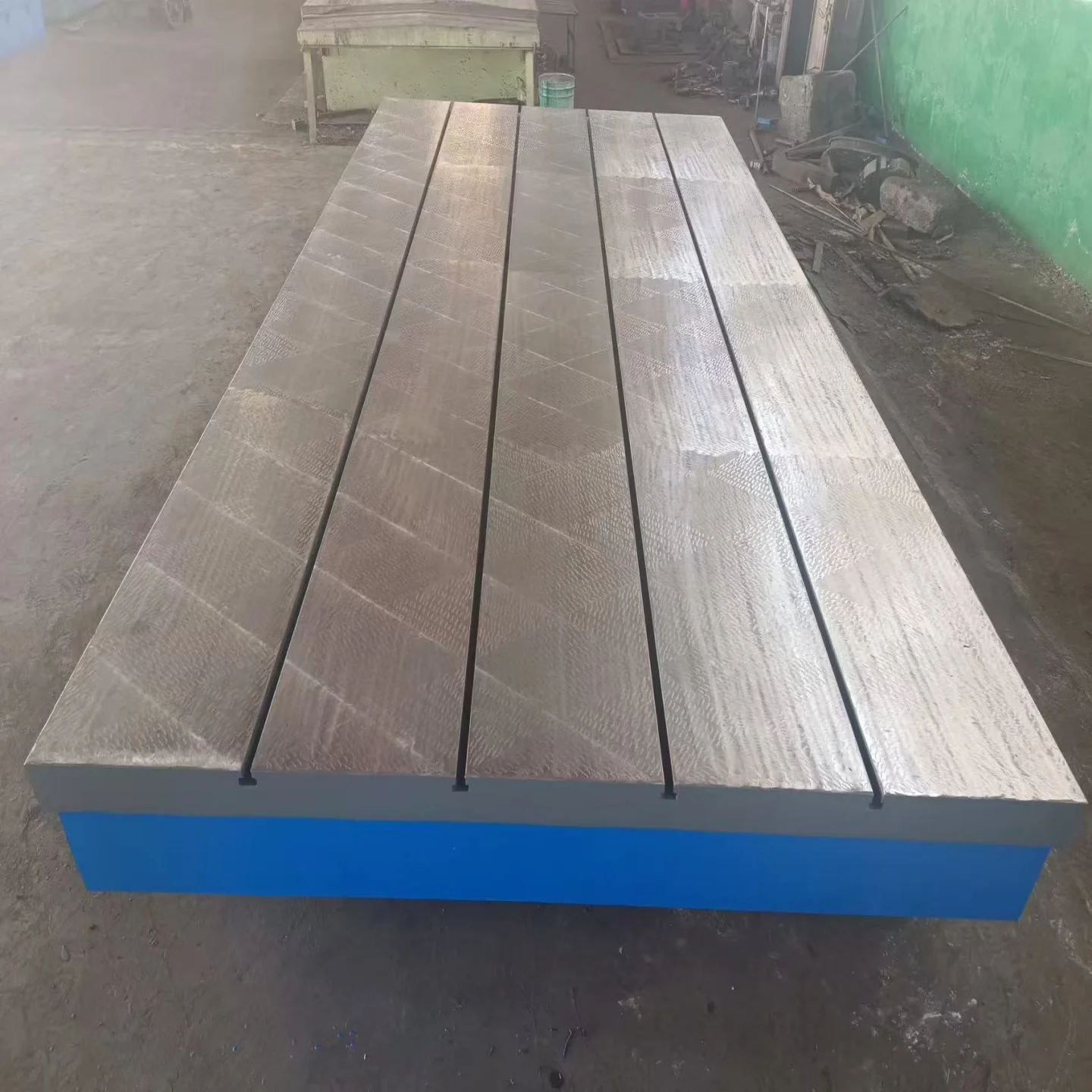 Cast iron t-groove platform Welding platform Machining center Height assembly Fitter Measurement Inspection Grinding table