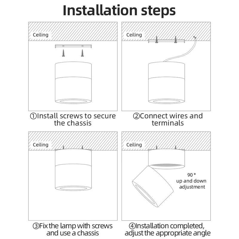 LED Spotlight Sunset Ceiling Light Surface Mounted Ceiling Mounted Lamp 220V Home Mood Light For Living Room Party COB Downlight