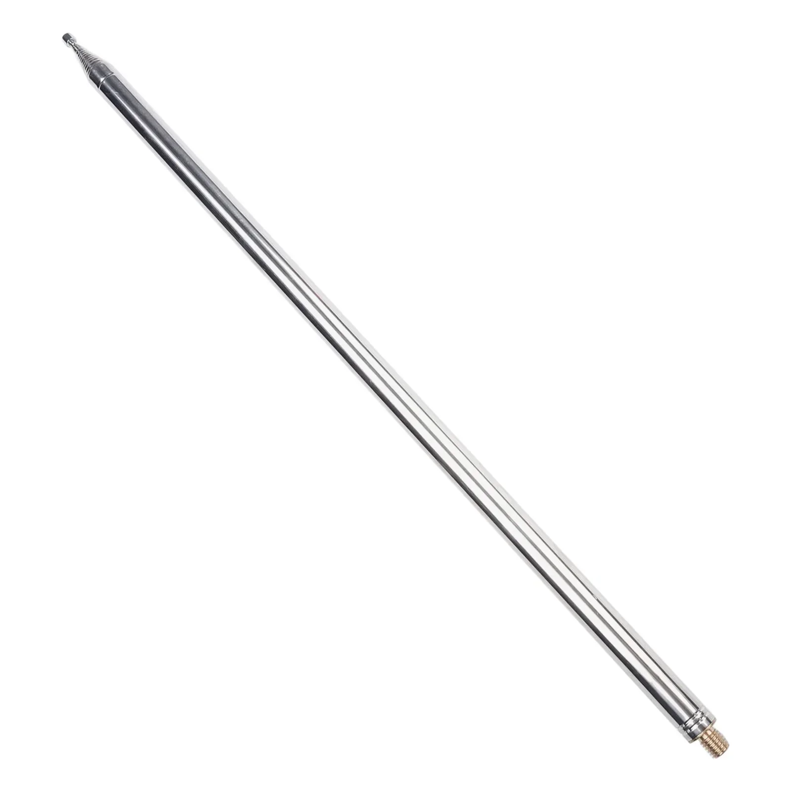 Antenne télescopique en acier inoxydable, filetage externe pour radios à ondes courtes bricolage, 5 6M 18 4FT GP M10
