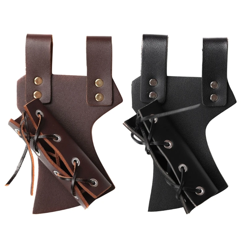 Medieval PU Leather Buckle Strap Holsters Weapons Sword Bag Cosplays Rapier Rings Belt Holsters Medieval Shoulder Strap