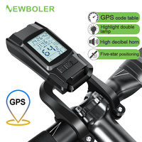 Bike Headlight GPS Speedometer Horn 3 in 1 Multifunctional Rechargeable Bicycle Front Lamp Cycling Computer MTB Bike Accessories