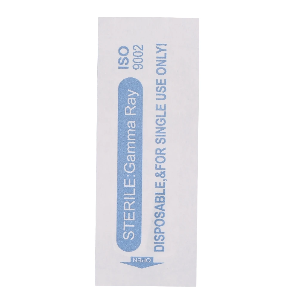 100Pcs/Set Eyebrow Tattoo Manual Microblading Permanent Makeup Sterile Needle 12 Pin Blade