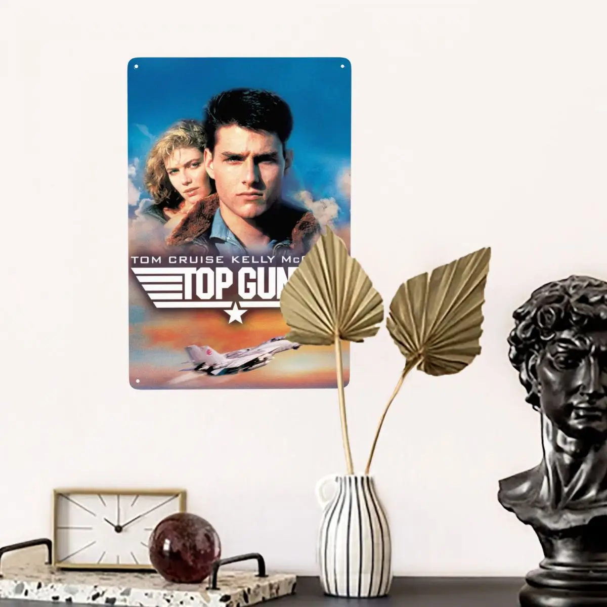 Top Gun Maverick Sign Custom Vintage American Action Tom Cruise Movie Metal Plaque for Gate Garden Yard Man Cave Bar Wall Decor