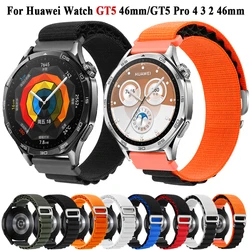 GT5 46mm Nylon Watchband For Huawei Watch GT5 Pro GT 4 3 2 46mm Smartwatch Strap Watch 4 Pro Wristband 22mm Bracelet Accessories