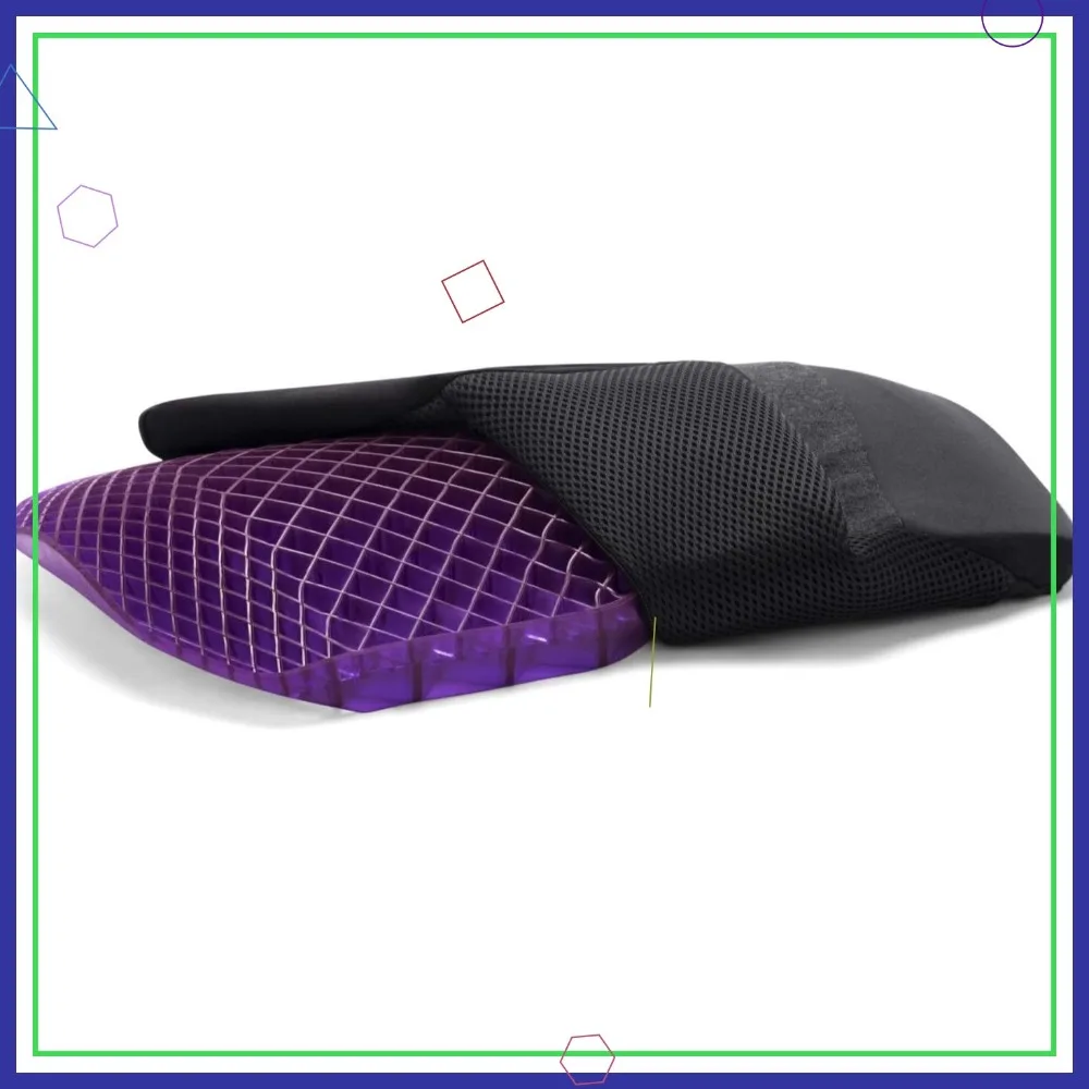 

Ergonomic Back Cushion for Office Chair, Gaming, Travel - Pressure Relief Lumbar Support