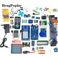 for mega 2560 r3 starter kit motor servo RFID Ultrasonic Ranging relay LCD for arduino