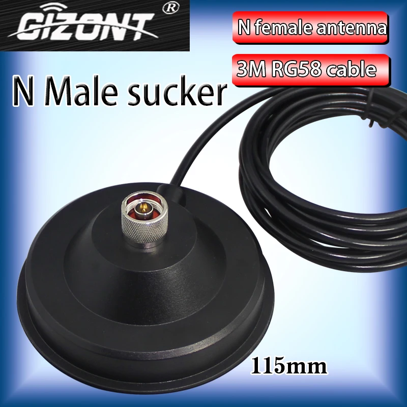 N type female glass fiber reinforced plastic antenna disk base n-J Male strong magnetic chuck car driving school examination roo