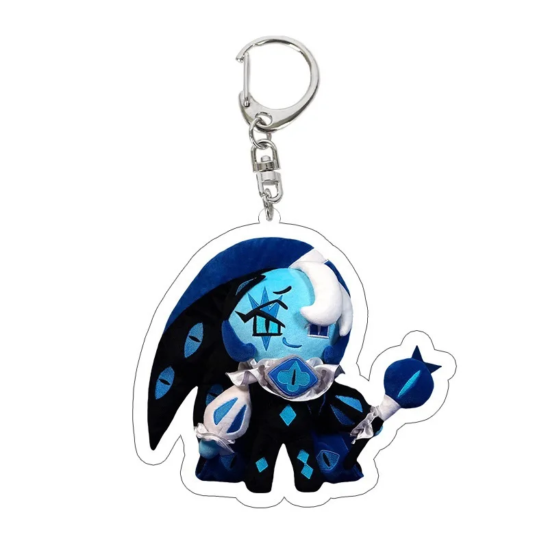 keychain cookies Acrylic Keychain Bag Accessories Candy Apple Milk Shadow Pure Vanilla Mystic Flour Key Ring Jewelry Gift