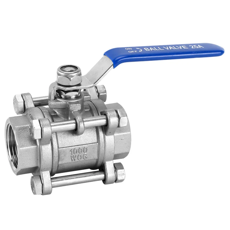 

304 stainless steel ball valve two piece two piece internal thread water switch valve