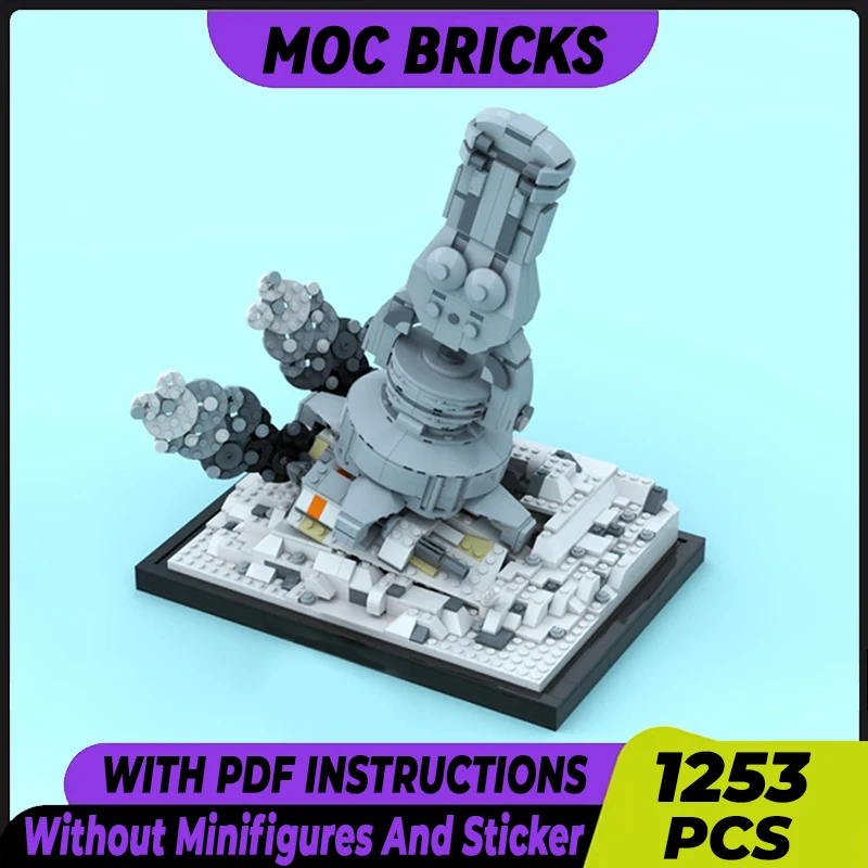 

Popular Star Movie Model Moc Building Bricks Snowspeeder Escape Technology Modular Blocks Gifts Christmas Toys DIY Sets Assembly