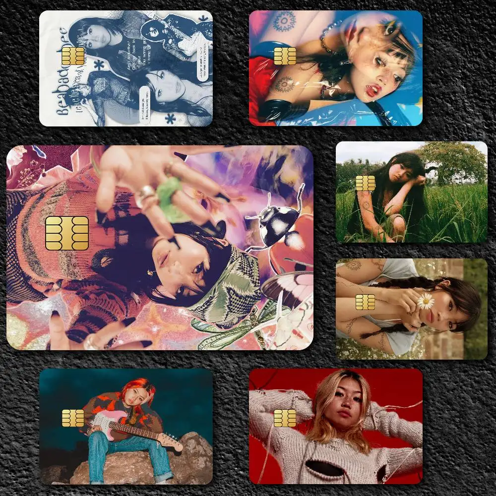 Singer B-Beabadoobee Credit Card Skin Stickers for Bank Card Bus Metro Card Sticker Waterproof Gift