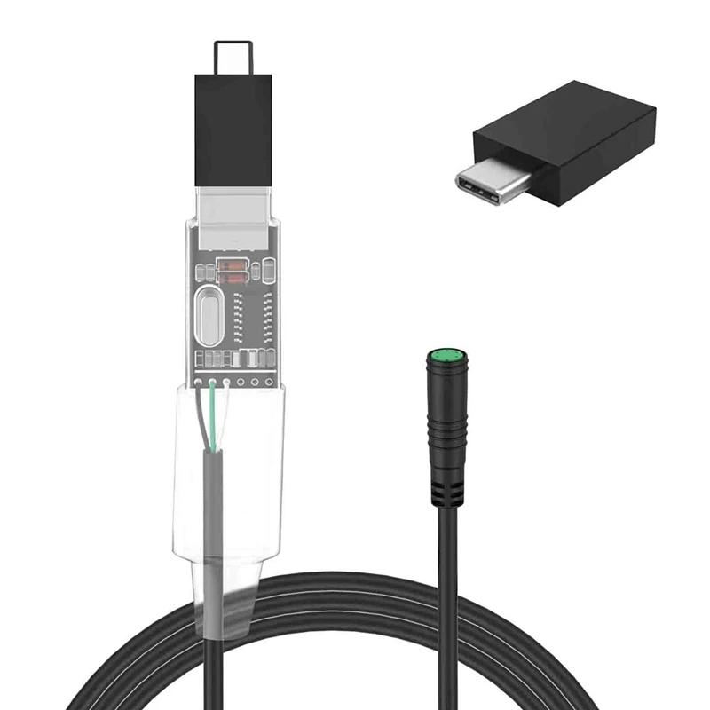 OTG-USB USB Programing Cables For Bafang Mid Drive Kit BBS01 BBS02B BBSHD To Changes PAS Speed Parameters
