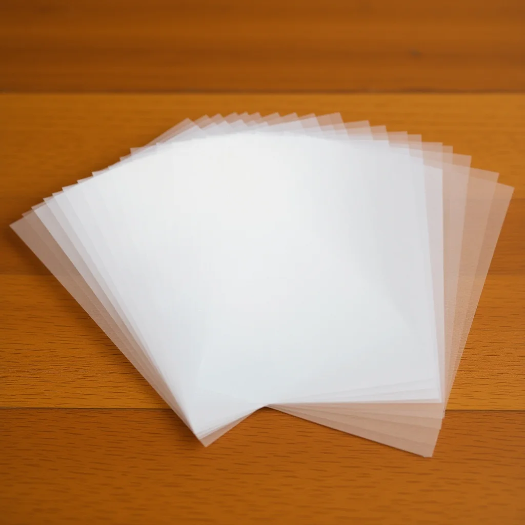 Clear Inkjet Film 20Pcs A4 Size Heat Resistant Acetate Sheets for Shaker Cards Transparent Craft Printing Transparency Paper