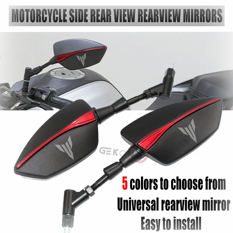 For YAMAHA MT07 MT09 Tracer 900 9 GT Tenere 700 MT10 MT03 MT25MT01MT 07 MT 09 adjustable rearview mirror side mirror motorcycle