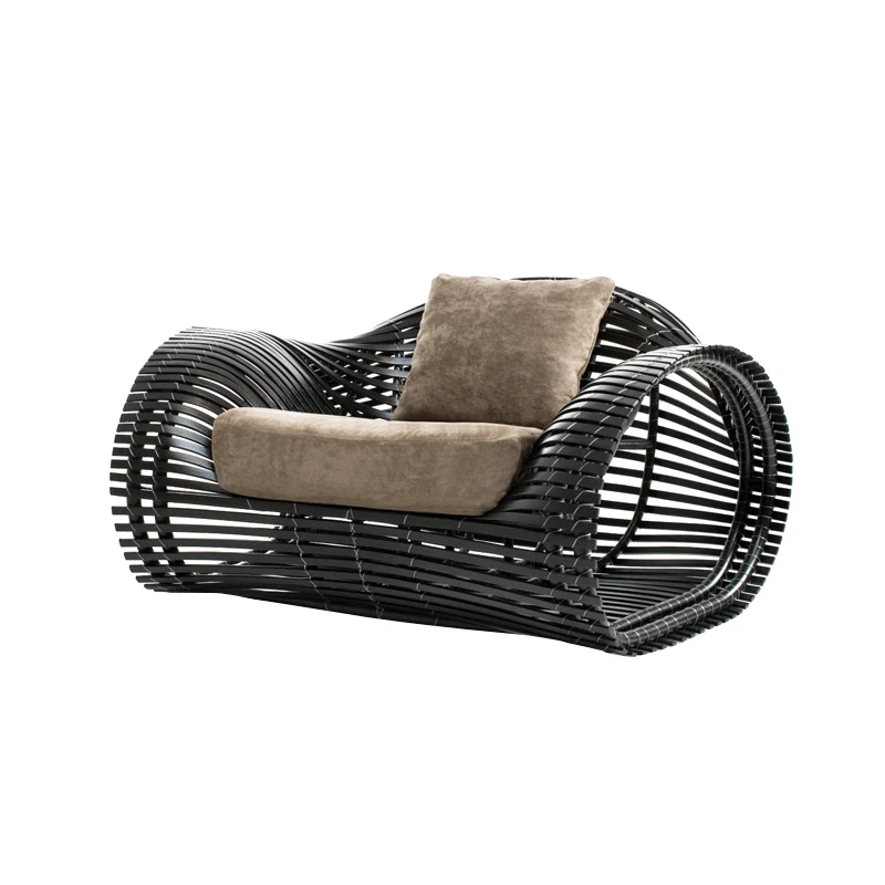 Outdoor sofa designer villa rattan patio furniture