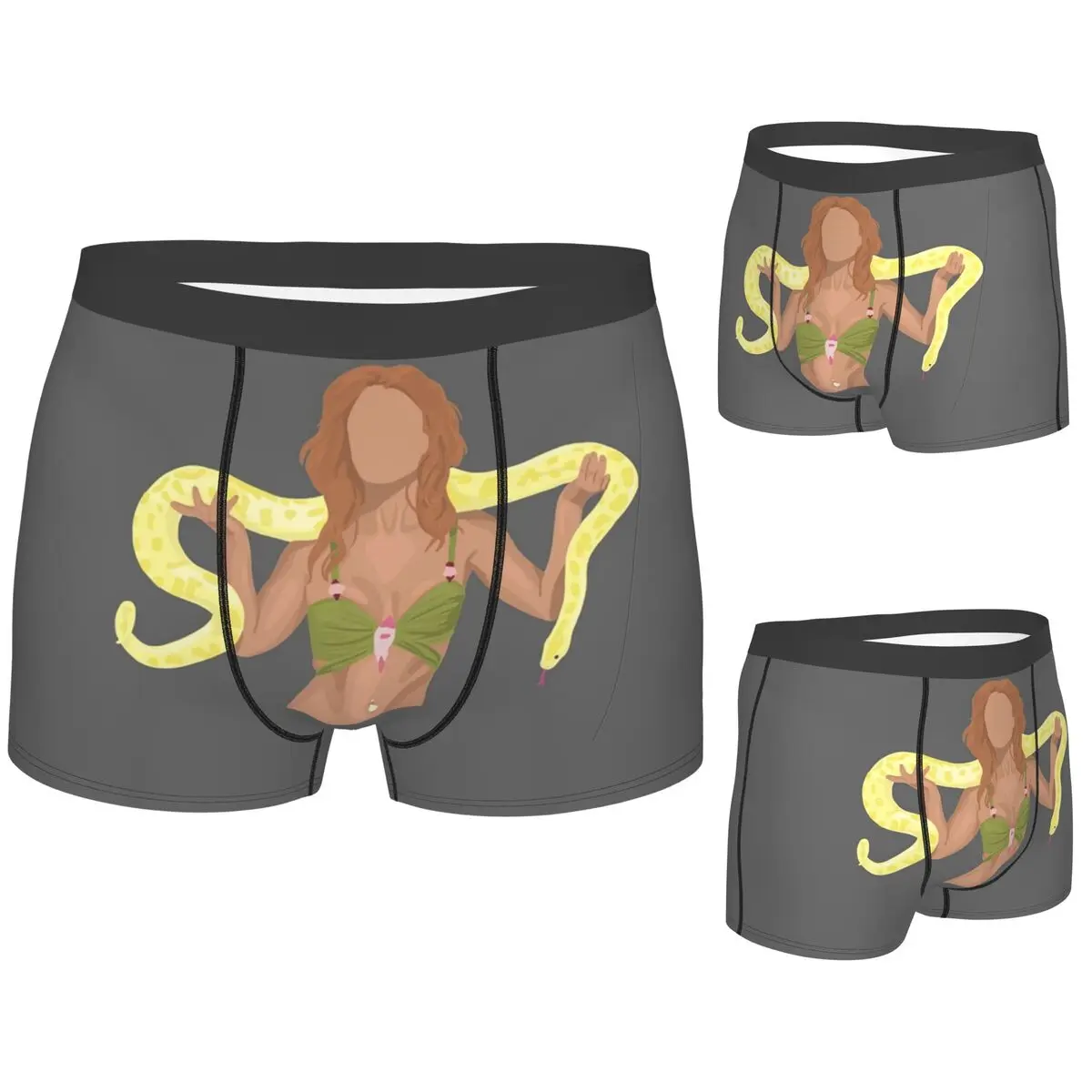 

Boxer Underpants Shorts Britney Spears Panties Men's Breathable Underwear for Homme Man Boyfriend Gifts