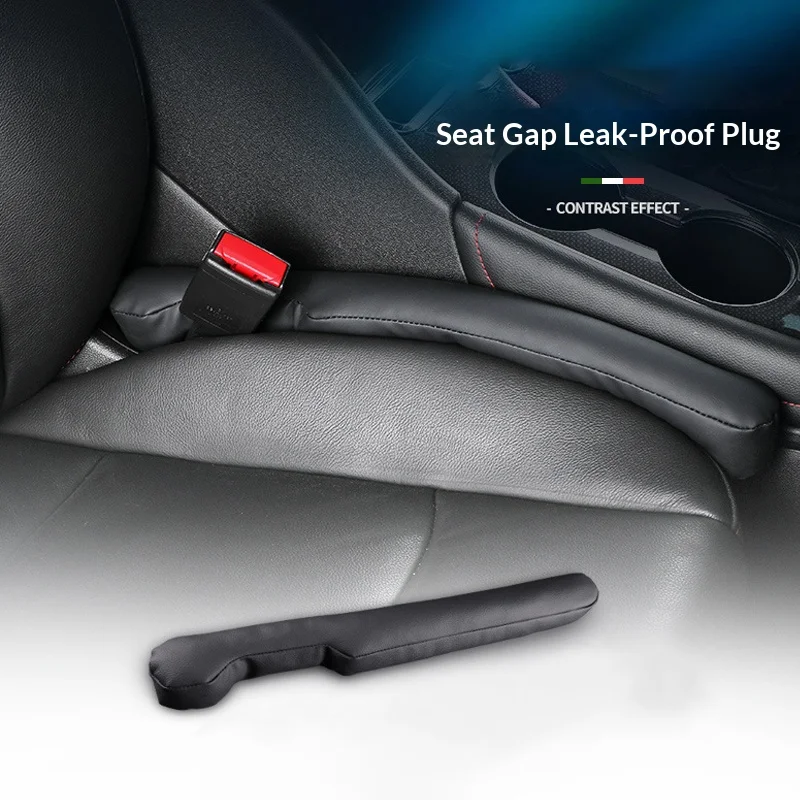 

Leather Auto Seat Gap Sealing Strip - Leakproof Side Seam Filler for Car Seats, Interior Mouldings Decoration Accessories
