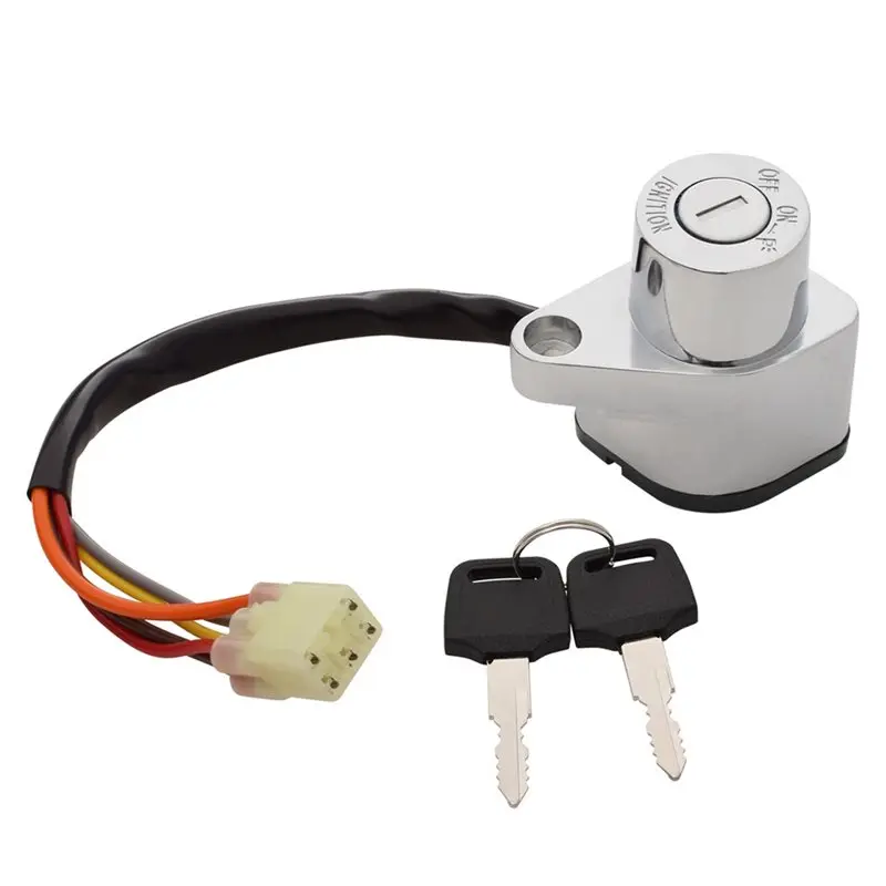 

A11M-Motorcycle Ignition Switch Replacement With Key 37110-26F02 3711026F02 Fits For Intruder VL1500 99- 04 VZ800 97- 04