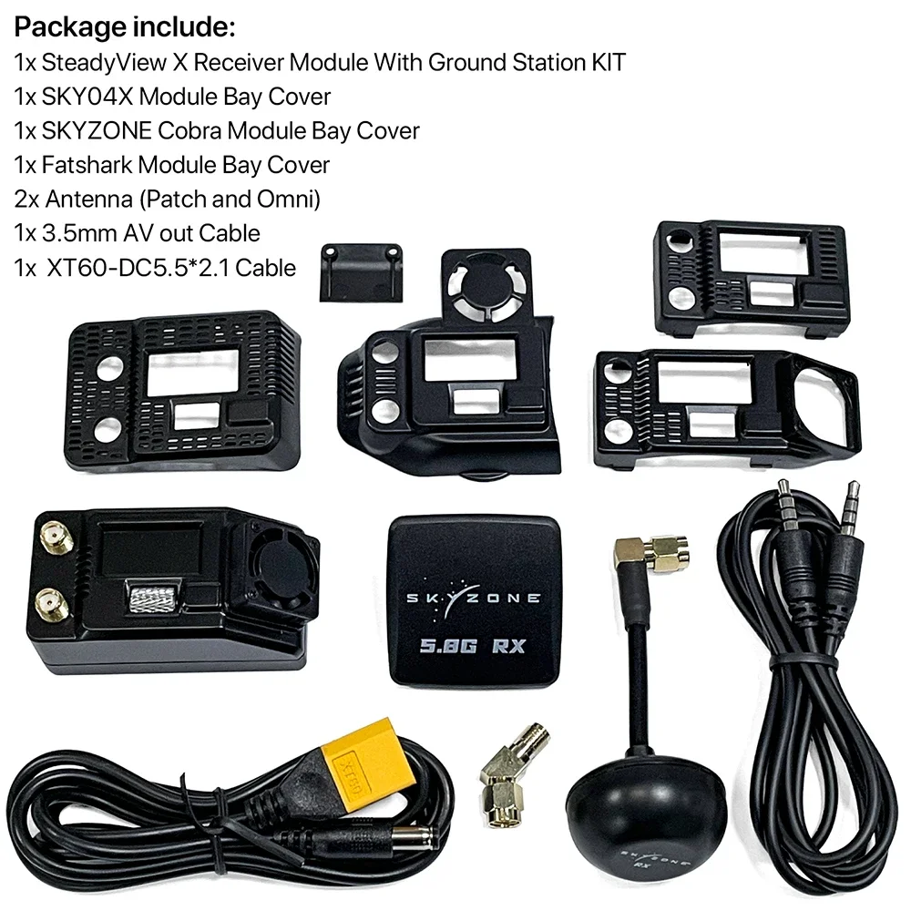SKYZONE Steadyview X 5/5.8G Receiver Module High Sensitivity Multiple Shell For FPV Goggles