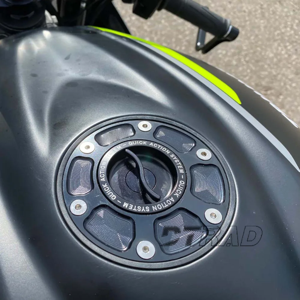 الإفراج السريع بدون مفتاح غطاء حشو الوقود ل انتصار سرعة الثلاثي 1050 999i شارع الثلاثي 675 765 CNC خزان للدراجات النارية غطاء فتحة التهوية