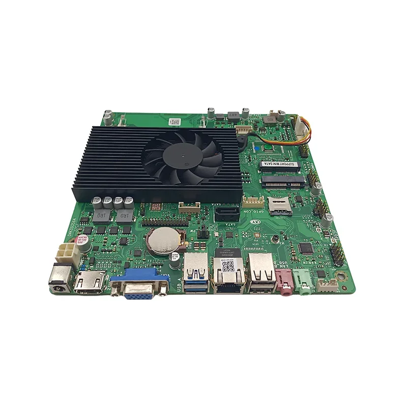 Mini ITX Motherboard para Negócios, Grau Industrial DDR3, 17x17cm, i5 5200U