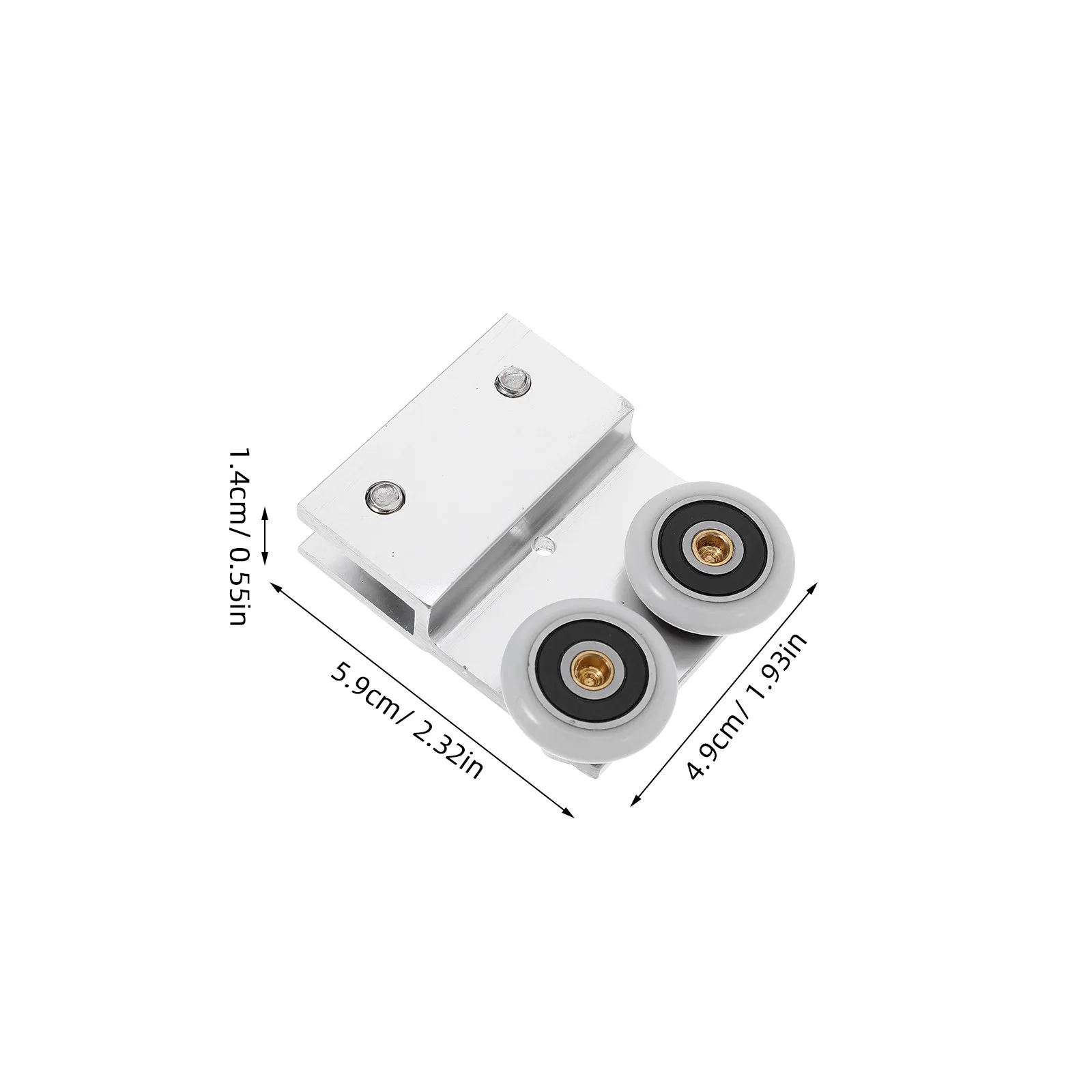 Heavy Duty Sliding Door Guide Roller Hanging Rail Track Pulley 150Kg Load Silent Smooth Closet Wardrobe Barn Bathroom Door