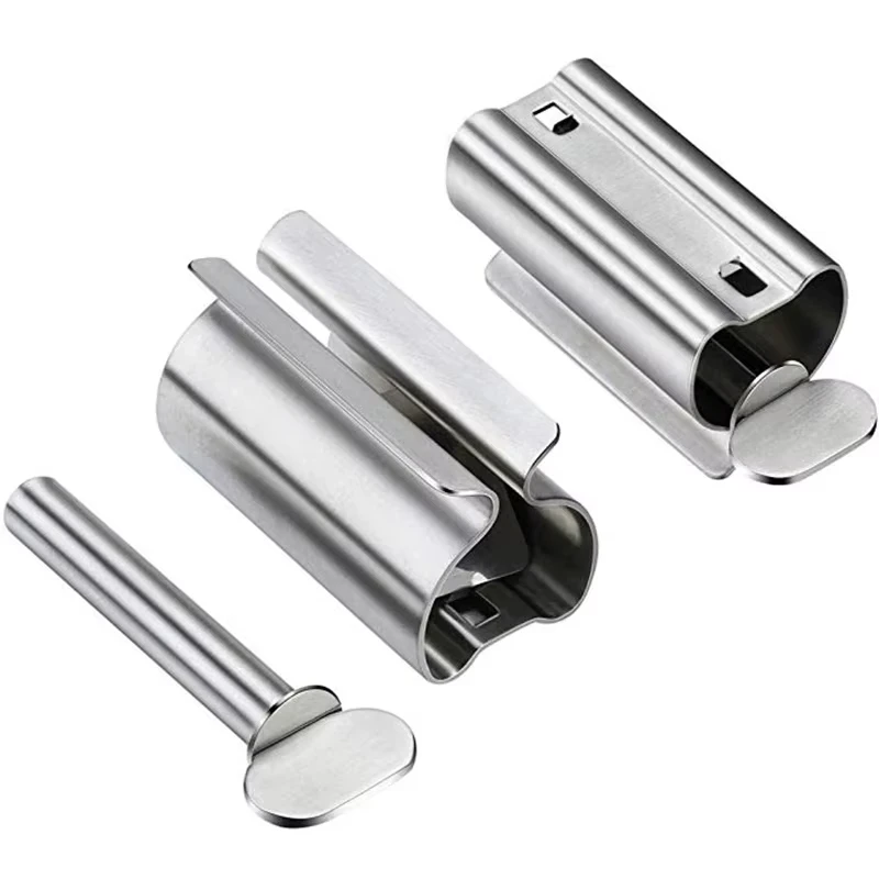 Stainless Steel Toothpaste Squeezer Wringer Roller Dispenser for Ointments Cosmetics Bathroom Accessories Tube Cream Tube Roller