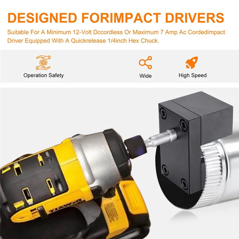 AA19 1Set C5A2 Impact Power Assisted Crimper High Speed Electric Metal Duct Crimping Tool For Air Conditioner Installation Repai