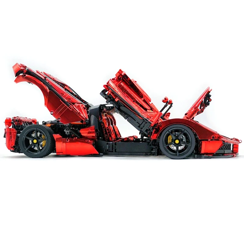 1:8 CADA 61505 Rosso Tecnico Super Sprots Auto Hypercar Modello Building Blocks Mattoni FAI DA TE Puzzle Giocattoli di Montaggio Regali Di Natale Ragazzi