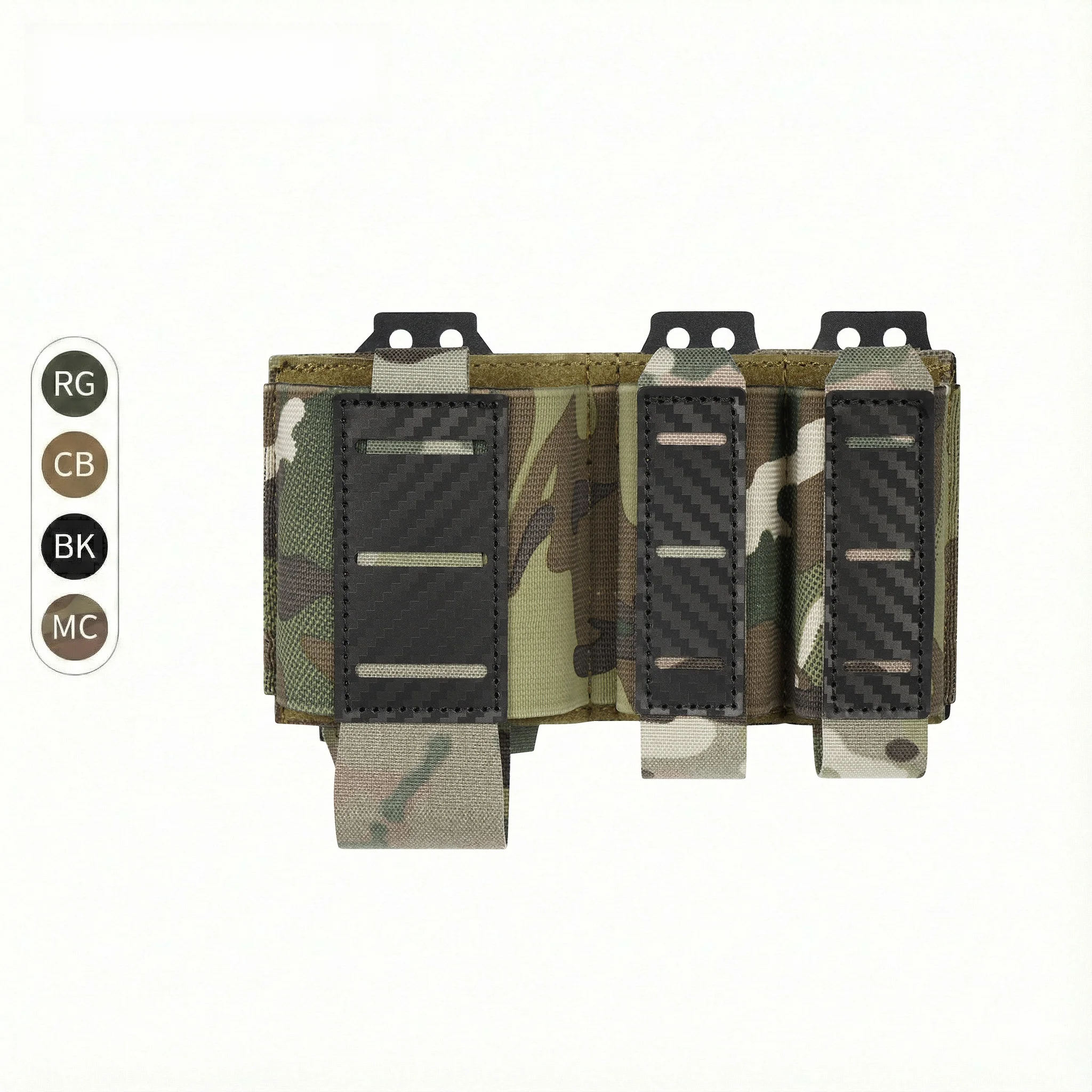 ophidiantac-portacargadores-triple-de-extraccion-rapida-estilo-fibra-de-carbono-accesorio-molle-equipo-de-viaje-y-campam