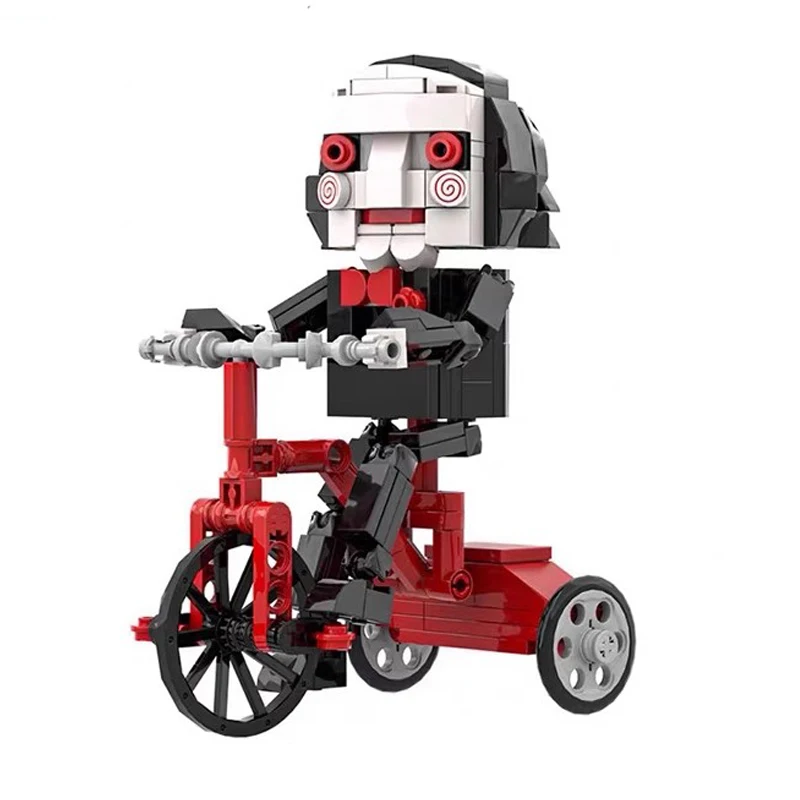 Bricklink Halloween MOC película de terror personajes serie figuras de acción ladrillos conjuntos Annabelle bloques de construcción chico juguetes regalo