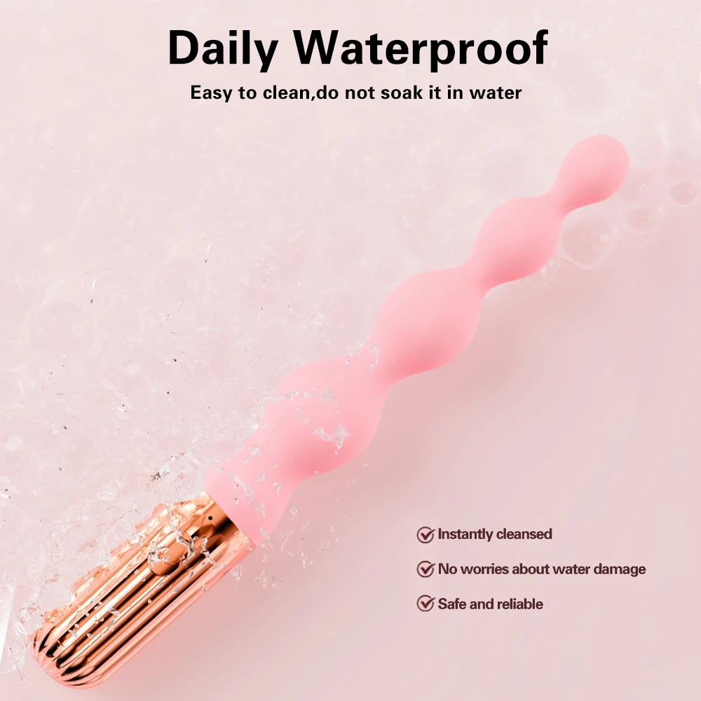 Anal Bead Vibrator For Women Vagina Clitoris Stimulator Vibrating Butt Plugs Male Prostate Massager Anus Sex Toy Couple Sex Toy - Image 5