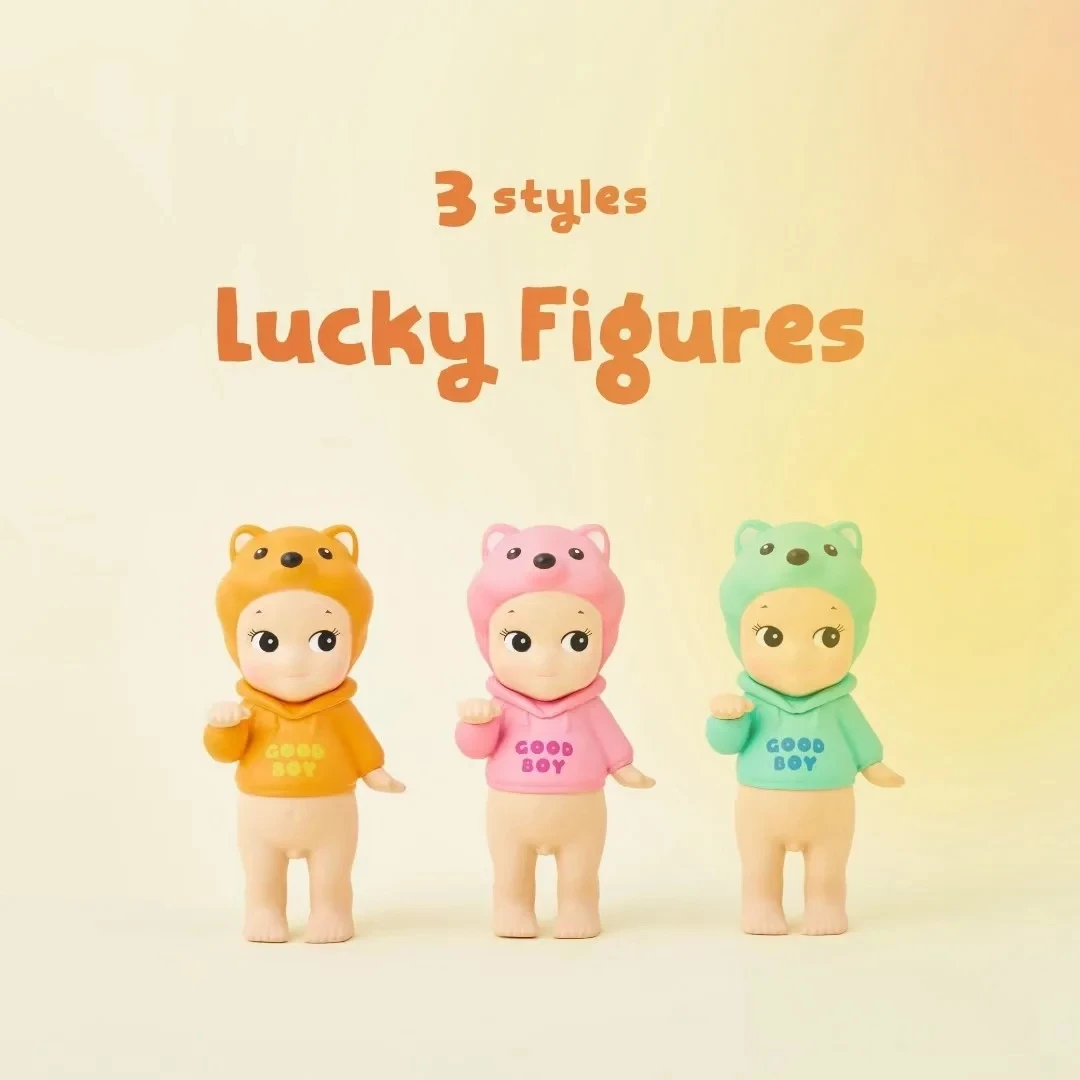 Hot Original Sonny Angel Dog Time Series Blind Box Model Decoration Mystery Boxes Children Collection Desktop Toys Birthday Gift