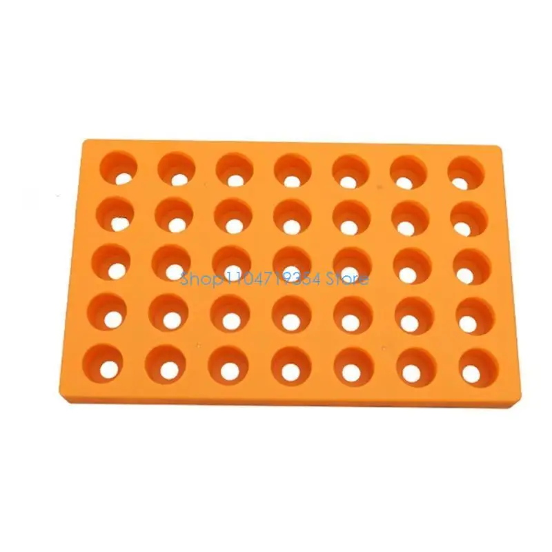 0XLD Router Bit Storage Tray Holder 24mm 60 Holes /33mm 35 Holes /Multi Holes PVC ER25 ER32 C32 Rack