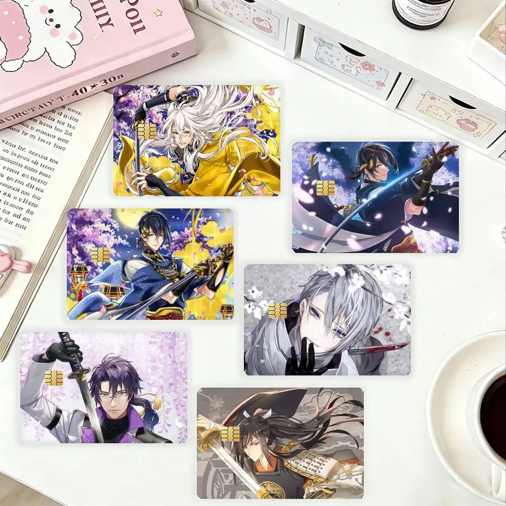 

Touken Ranbu Anime HD Waterproof Card Skins Protective Stickers for Credit Bank Game Cards