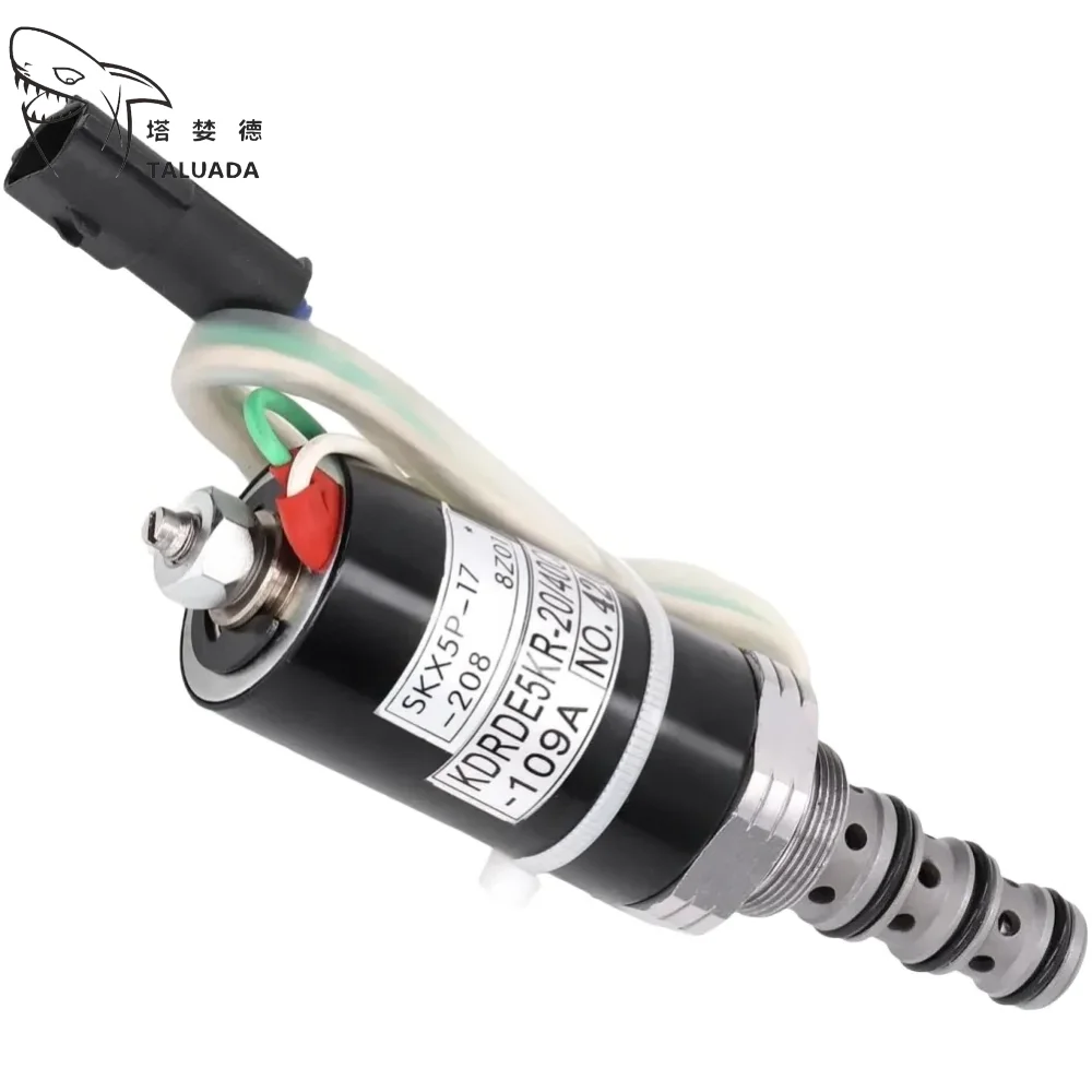 XJBN-00382 Solenoid Valve KDRDE5K-20/40C07-109 For R215-7 R225-7 R110-7 R140LC-7 R180LC Excavator Hydraulic Pump Safety Lock