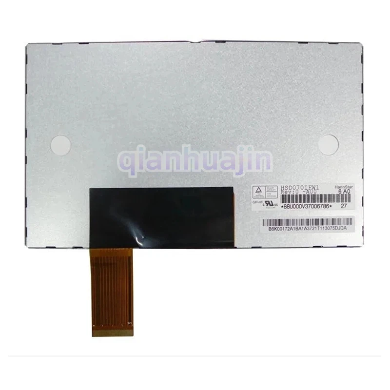 Original  7 inch TFT LCD Screen HSD070IFW1 HSD070IFW1-A00 Car central control screen 40 pin 1024*600 Disblay screen