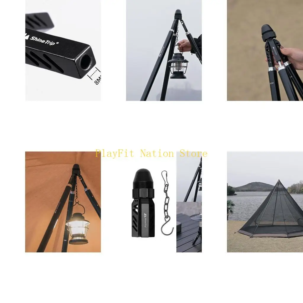 

242F А-образная опорная рама из алюминиевого сплава, штативы для костра, аксессуары для сада на открытом воздухе