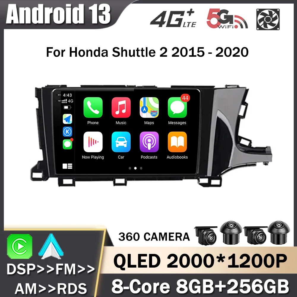 

Android 13 Car Radio Multimedia Player for Honda Shuttle 2 2015 - 2020 Navigation GPS No 2Din 2 Din DVD