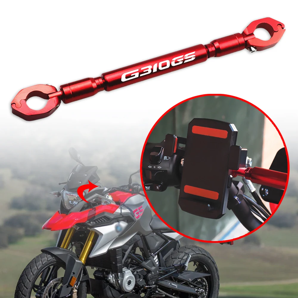 

Fit For BMW G310GS G310R G 310 GS G 310R Accessories Motorcycle Balance Bar Handlebar CNC Crossbar Levers Phone Holder Parts