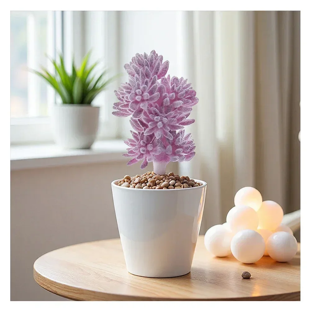

Compact Dimensions Artificial Succulents Lifelike Appearance Sturdy Plastic Construction Compact Faux Succulent Collection